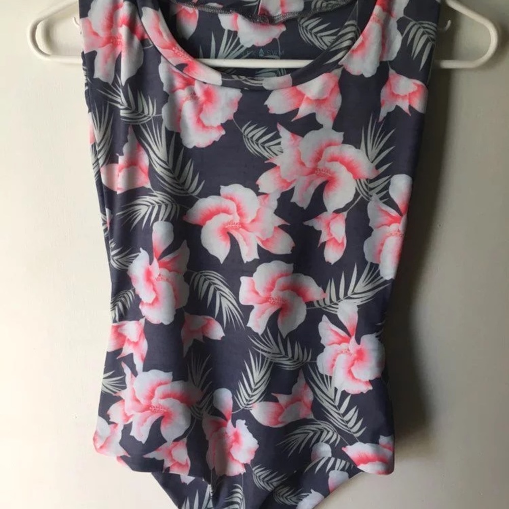 one piece floral bikini SOLD
